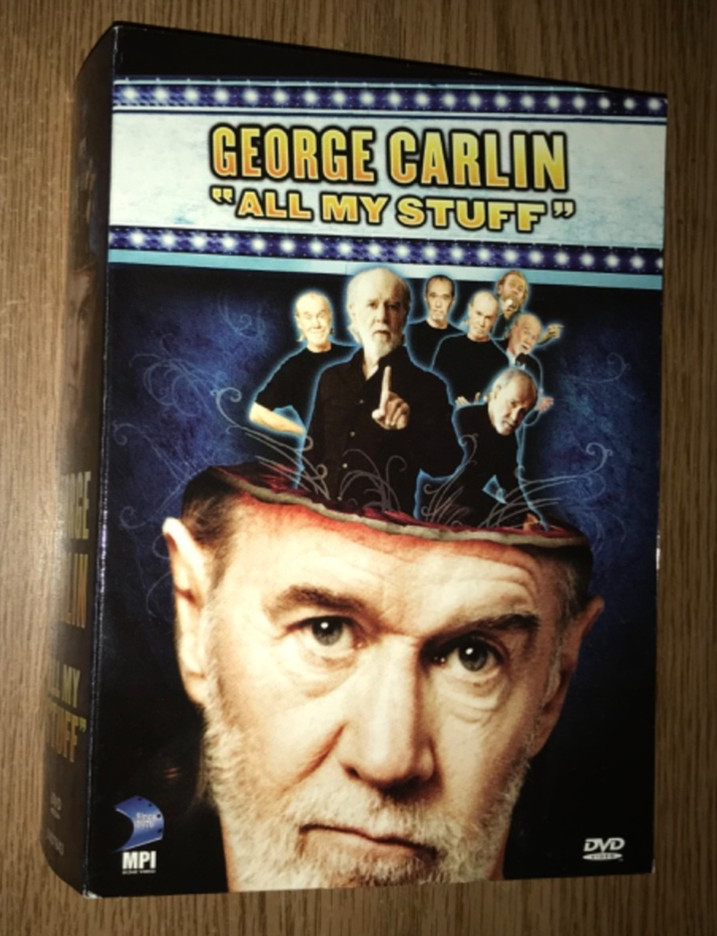 GEORGE CARLIN ALL MY STUFF DVD STAND UP COMEDY BOX SET (NO OUTER BOX)