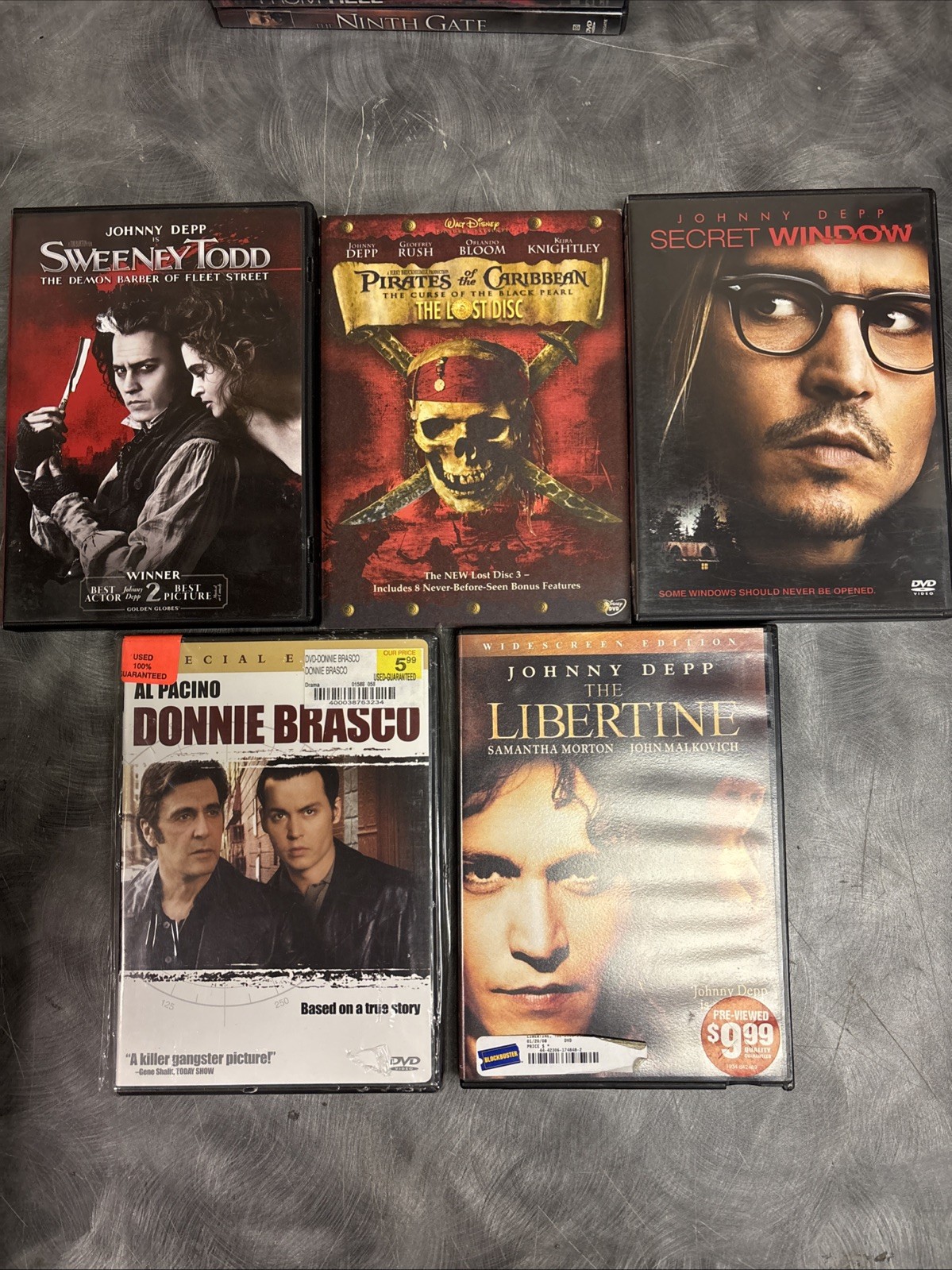 Lot Of 15 Johnny Depp DVD Movies **free shipping!**