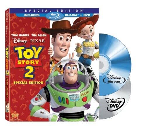 Toy Story 2 (Two-Disc Special Edition Blu-ray/DVD Combo w/ Blu-ray Pac – GOOD