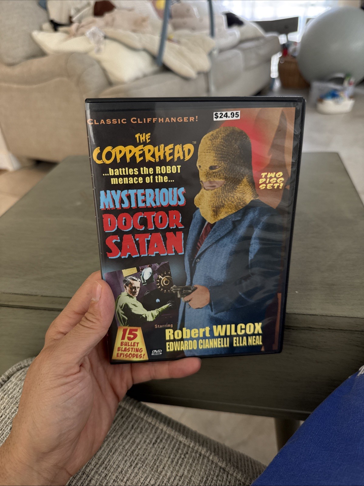 The Copperhead Battles The Robot Mysterious Doctor Satan 2DiscSet MINT Discs Z11