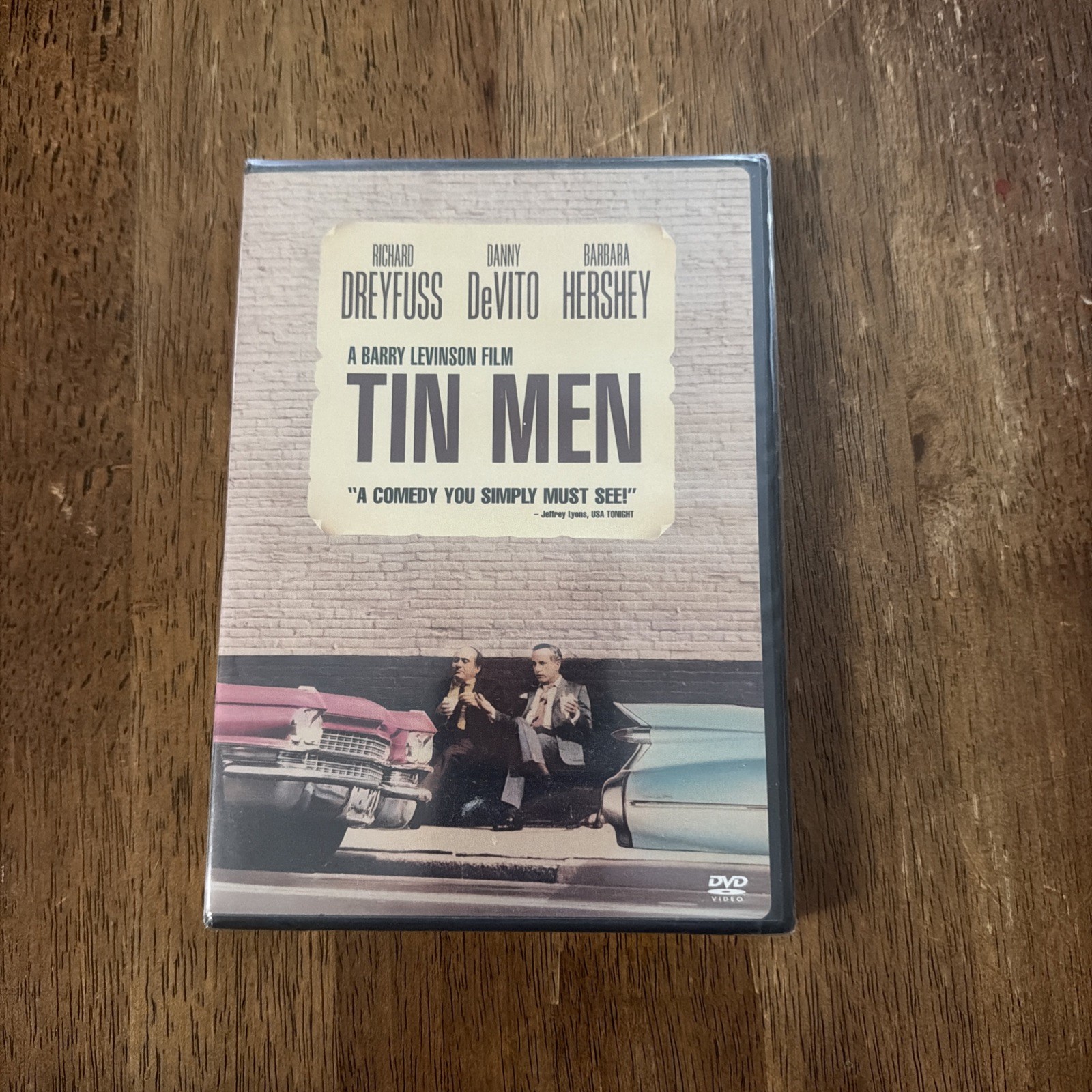 Tin Men a Barry Levinson Film Dreyfuss DeVito Hershey DVD Video Brand New Sealed