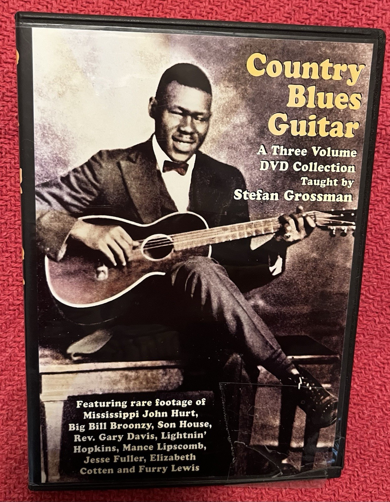 COUNTRY BLUES GUITAR 3 DVD COLLECTION RARE FOOTAGE OF SON HOUSE & MORE