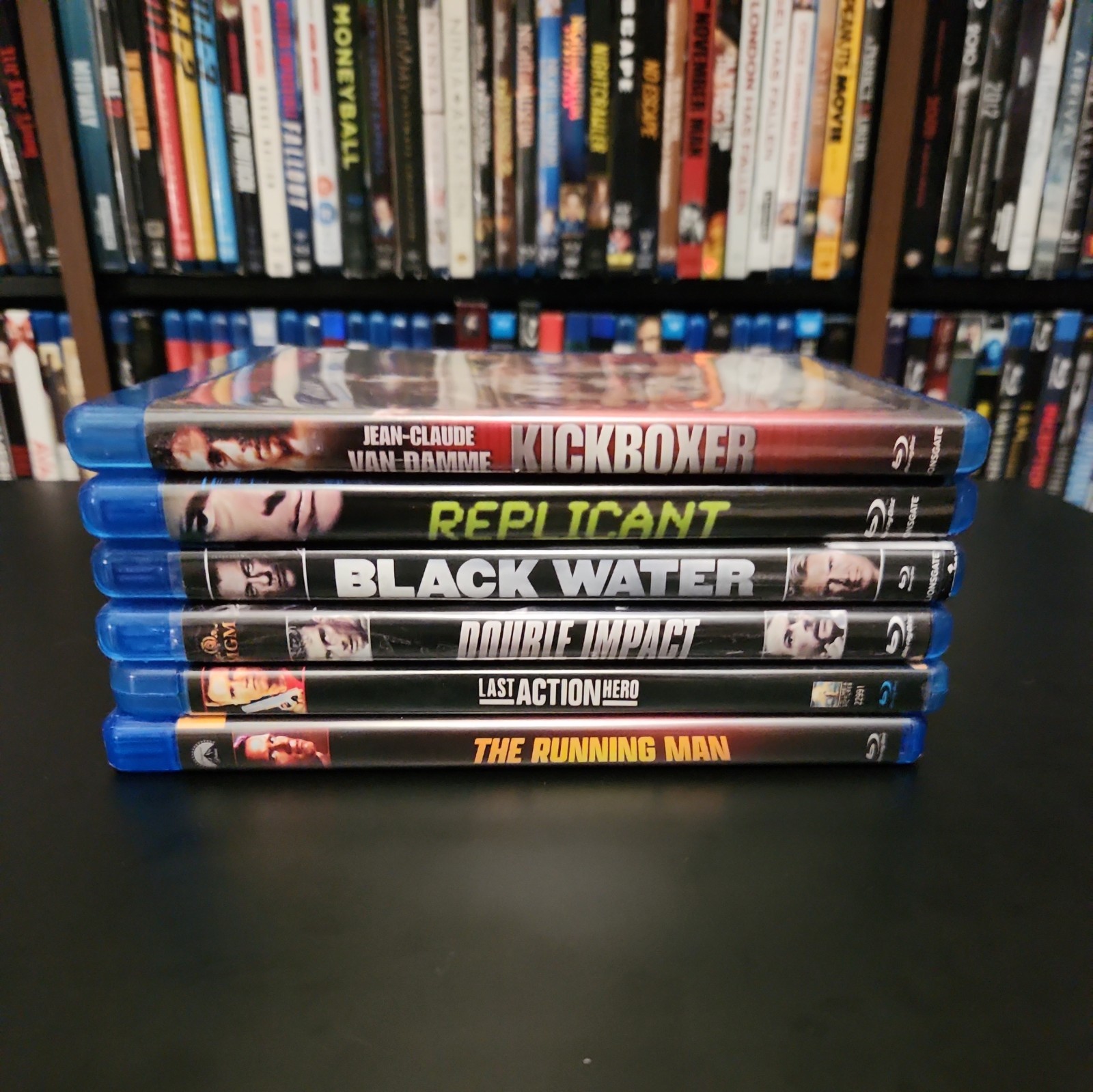 Jean-Claude Van Damme & Arnold Schwarzenegger 6 Blu-ray lot