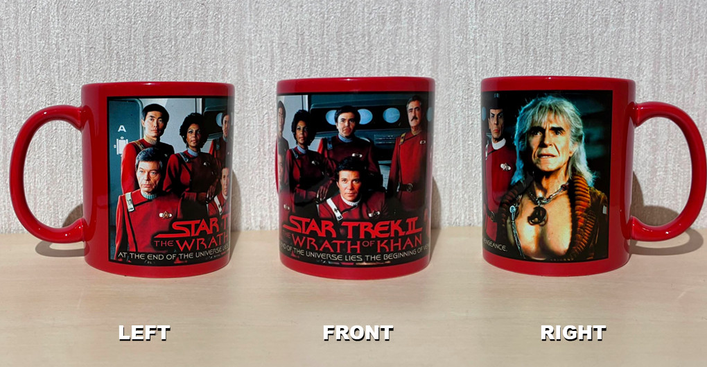 STAR TREK original movies retro classic 18 mug designs Custom new KHAN SPOCK