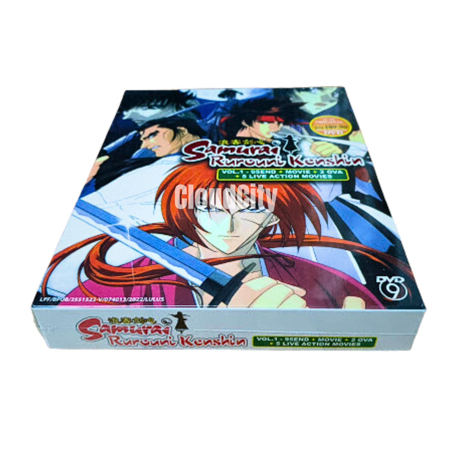 Samurai Rurouni Kenshin Vol 1-95 + Movie +2 OVA +3 Live Action Movie DVD Eng Sub