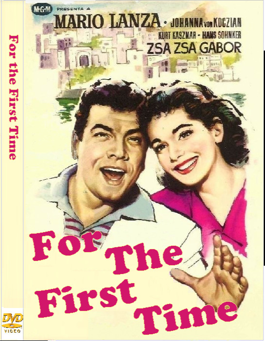 FOR THE FIRST TIME (1959) DVD Mario Lanza, Johanna von Koczian, Zsa Zsa Gabor