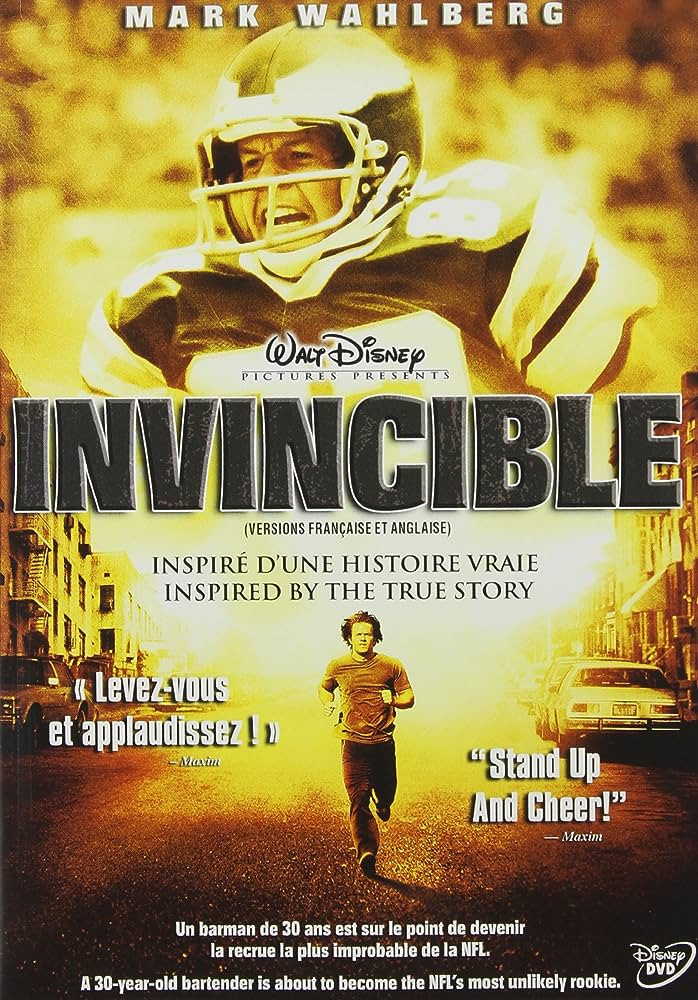 Invincible – Mark Wahlberg Walt Disney Pictures Presents DVD ✂️💲⬇