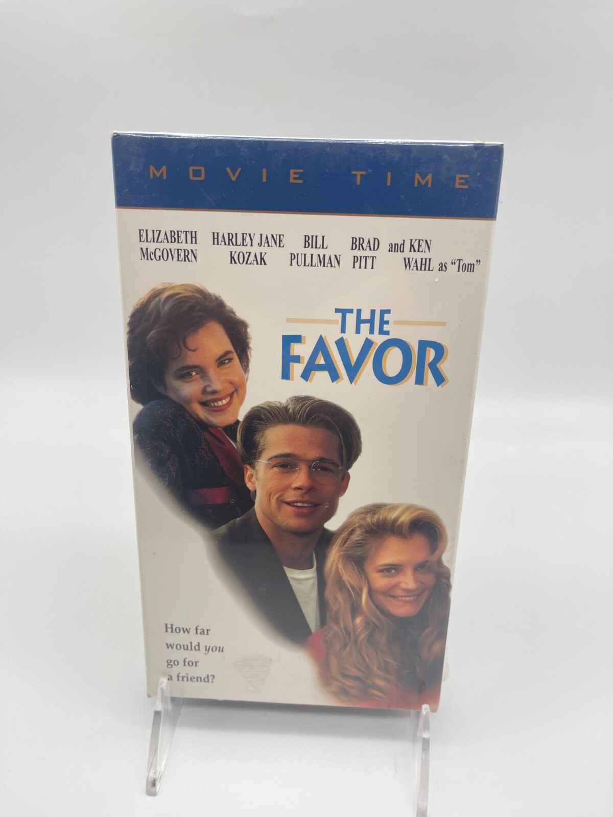 The Favor VHS Brad Pitt Ken Wahl Elizabeth McGovern Movie NEW FACTORY SEALED