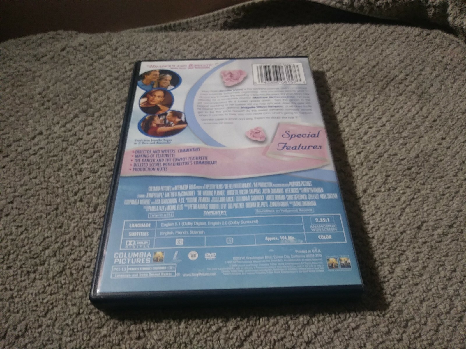 The Wedding Planner (DVD, 2001)