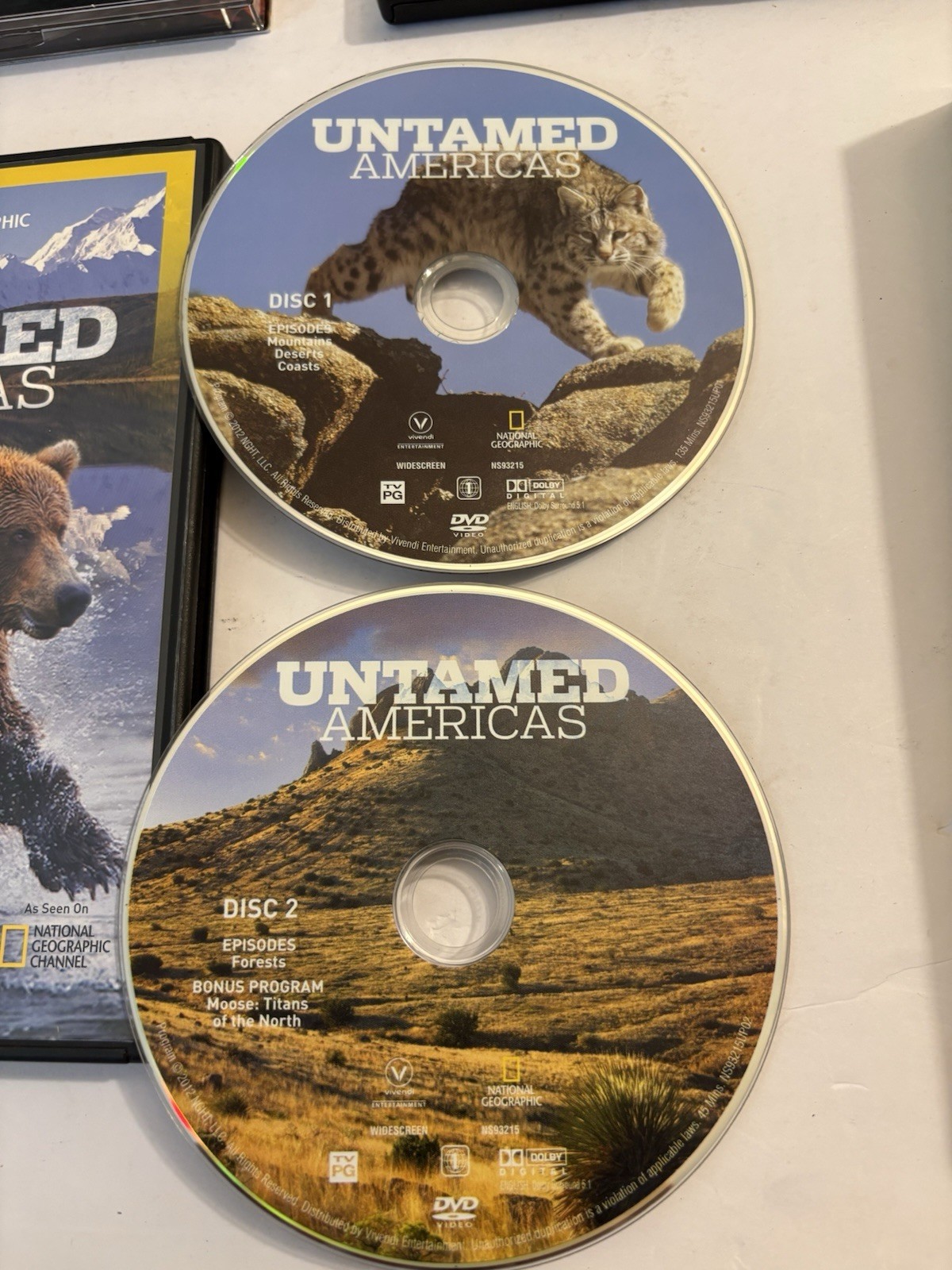 NATIONAL GEOGRAPHIC BEST OF NATURE COLLECTION DVD BOX SET 2014 UNTAMED PREDATORS