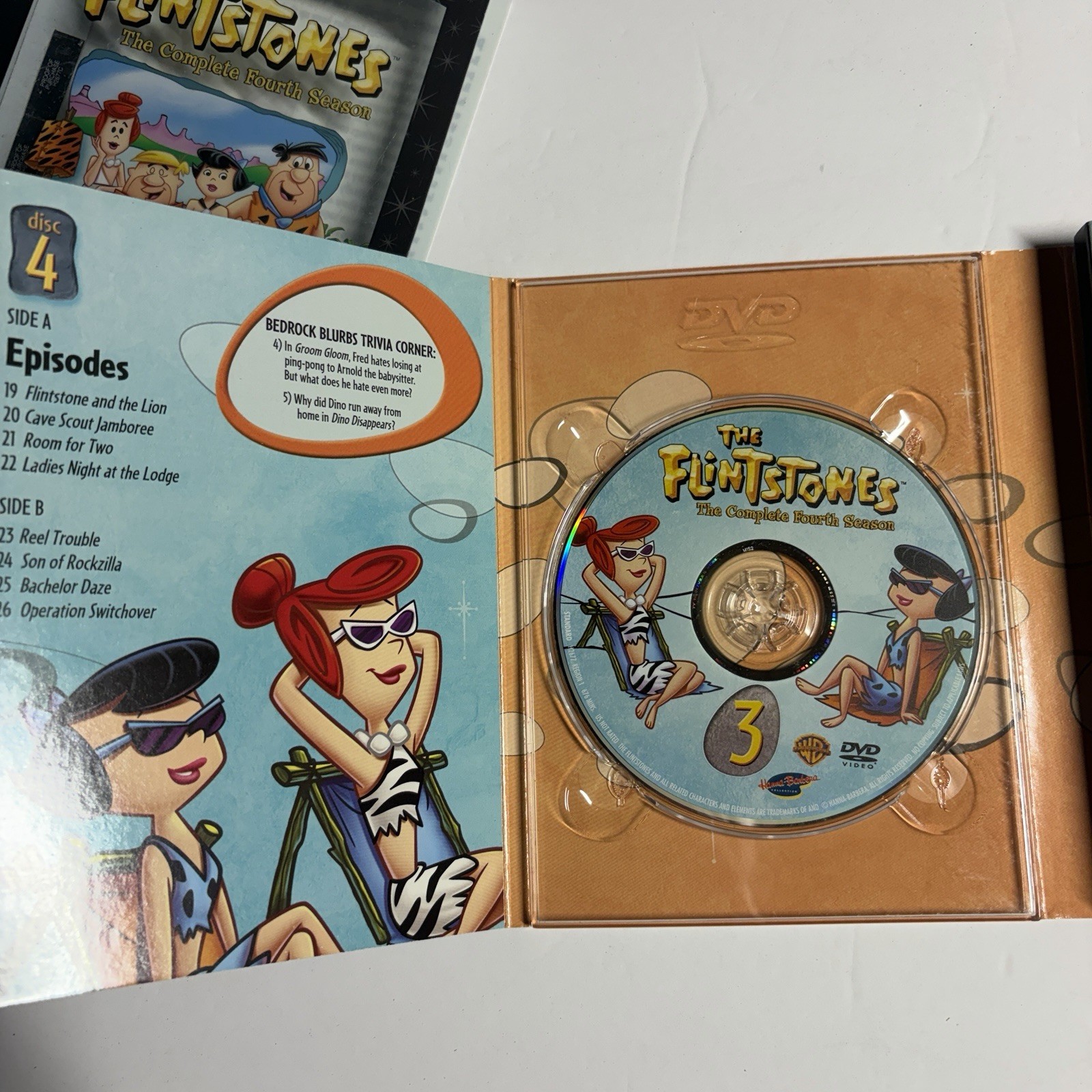 The Flintstones – The Complete Fourth Season (DVD, 2005, 4-Disc Set) – FREE SHIP