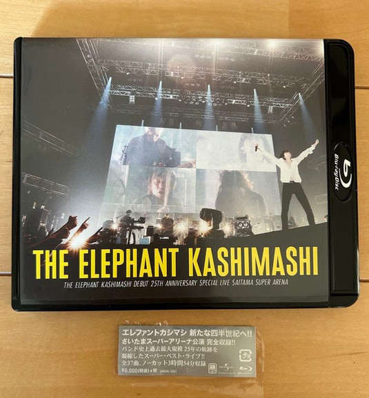 THE ELEPHANT KASHIMASHI 25th Anniversary Blu-ray From Japan(Used)(Good condition