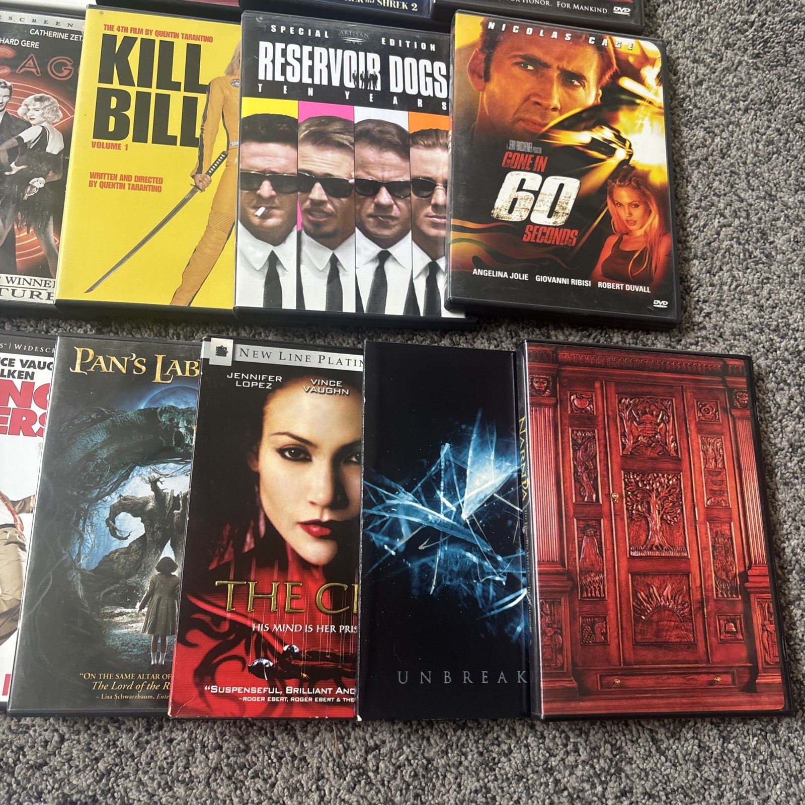 Lot of 19 Pre-Owned Mixed DVD Movies In Original cases excellent