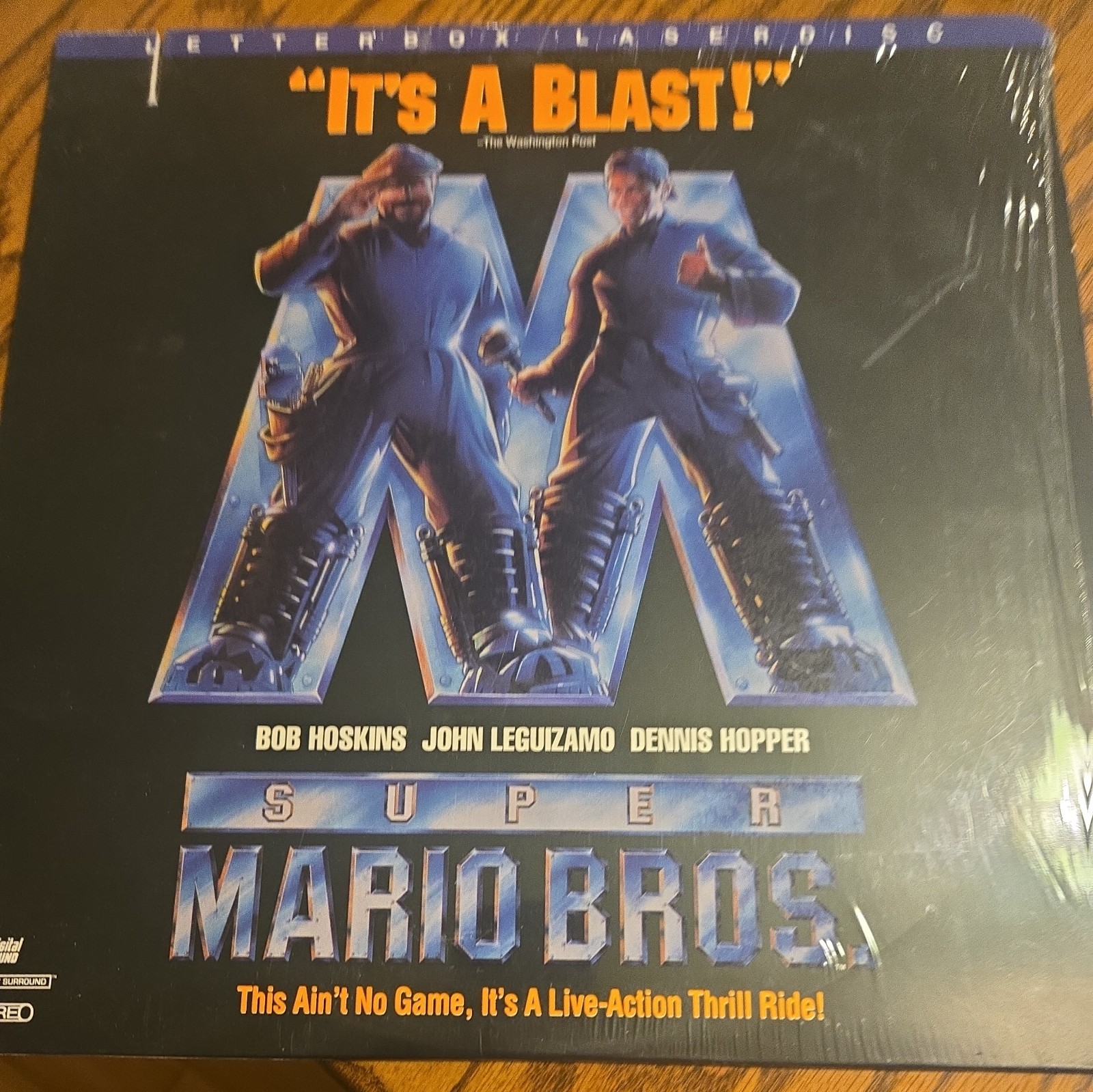 EXCELLENT!! Super Mario Bros. LaserDisc Letterbox (1993) PG English Bob Hoskins