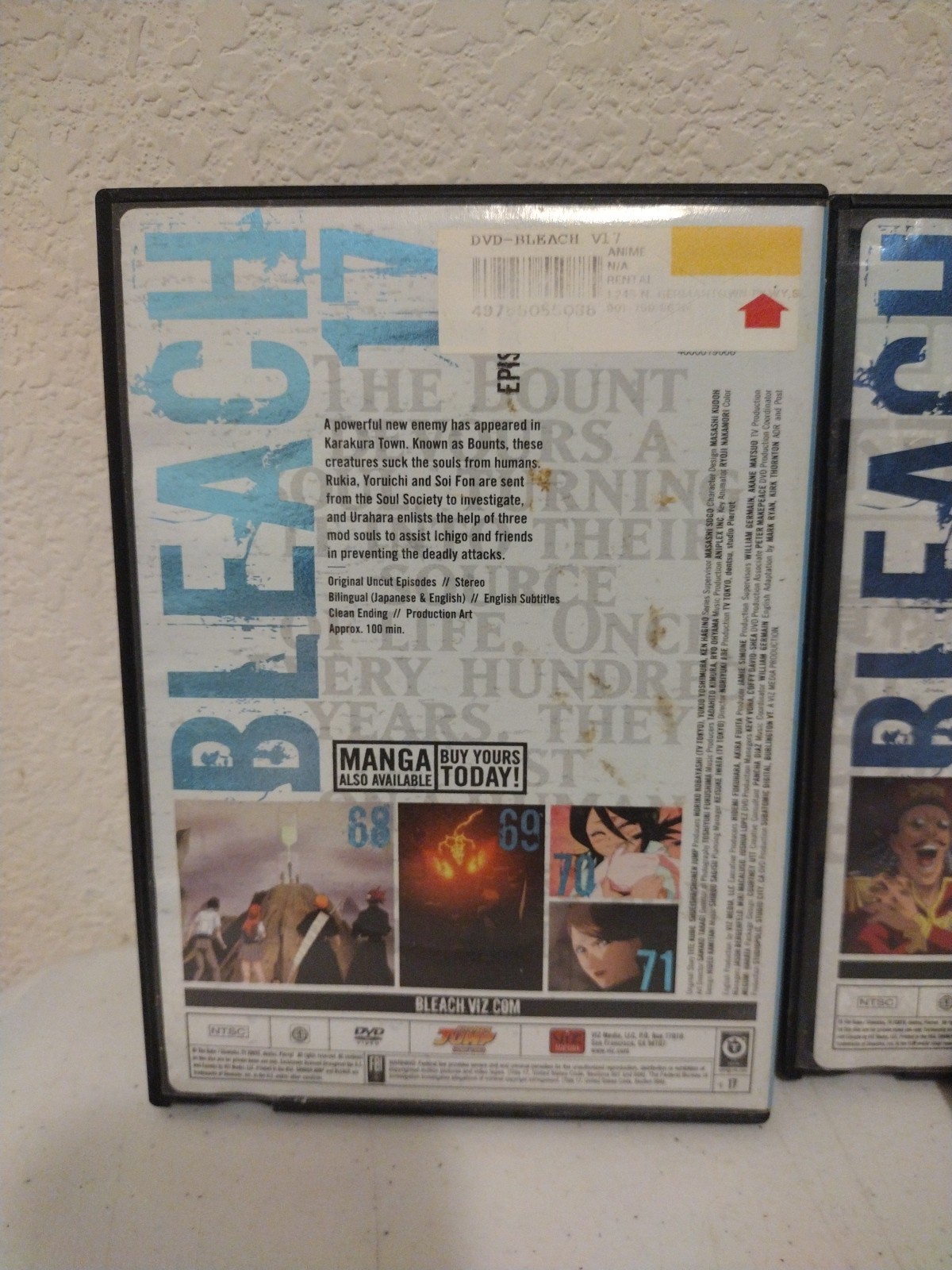 Bleach Shonen Jump Vol.7,13,17,27,29,30+Set 23 & 26 DVDS. All Tested. I