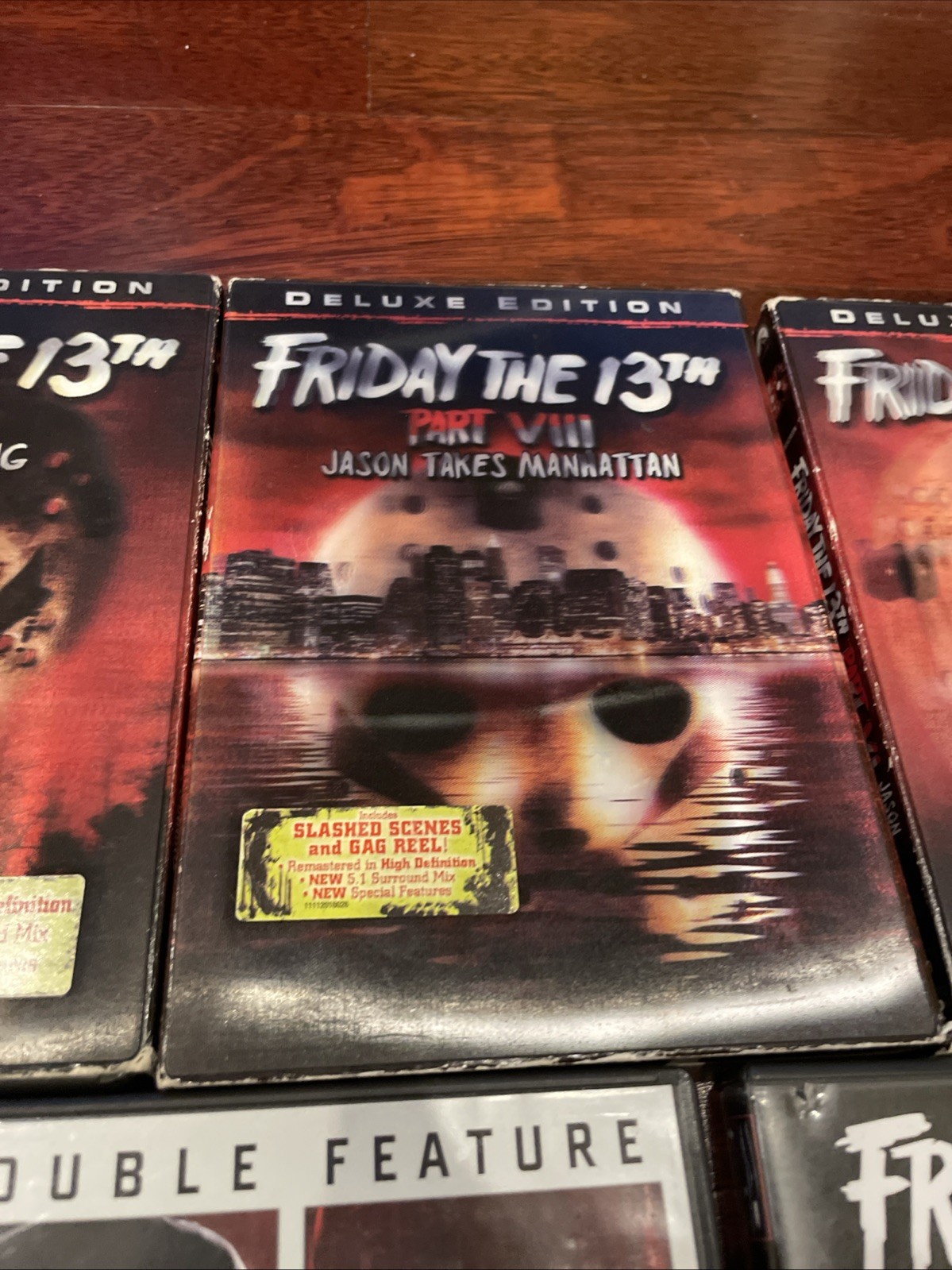 Friday the 13th DVD Lot Of 7 Some Deluxe Editions w/ Lenticular Sleeves See Desc