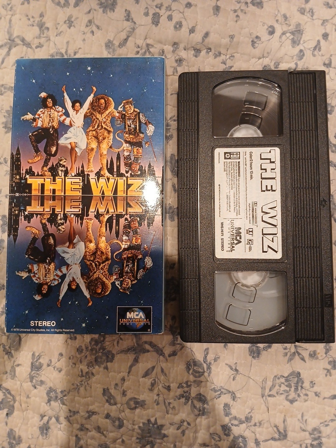The Wiz 1978 VHS Tape. 1989