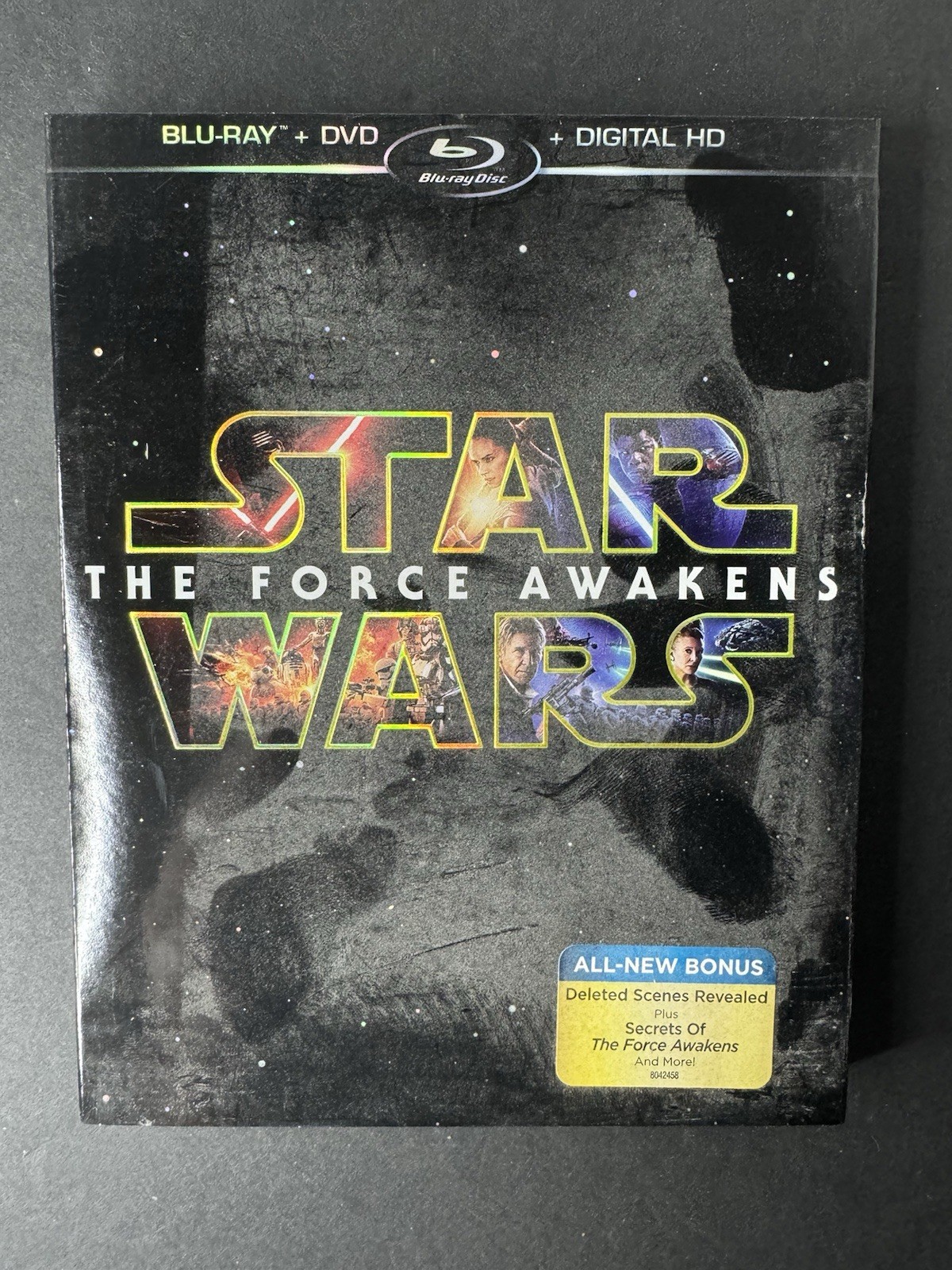Star Wars: Episode VII: The Force Awakens (Blu-ray/DVD 2015) EXCELLENT CONDITION