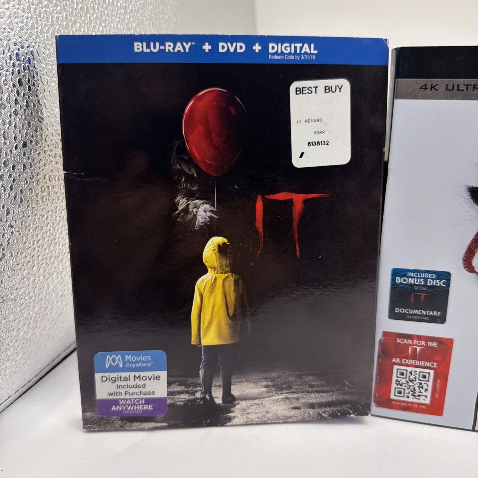 Stephen King’s IT 1 & 2 And 1990 Original Miniseries Blu Ray And Dvd