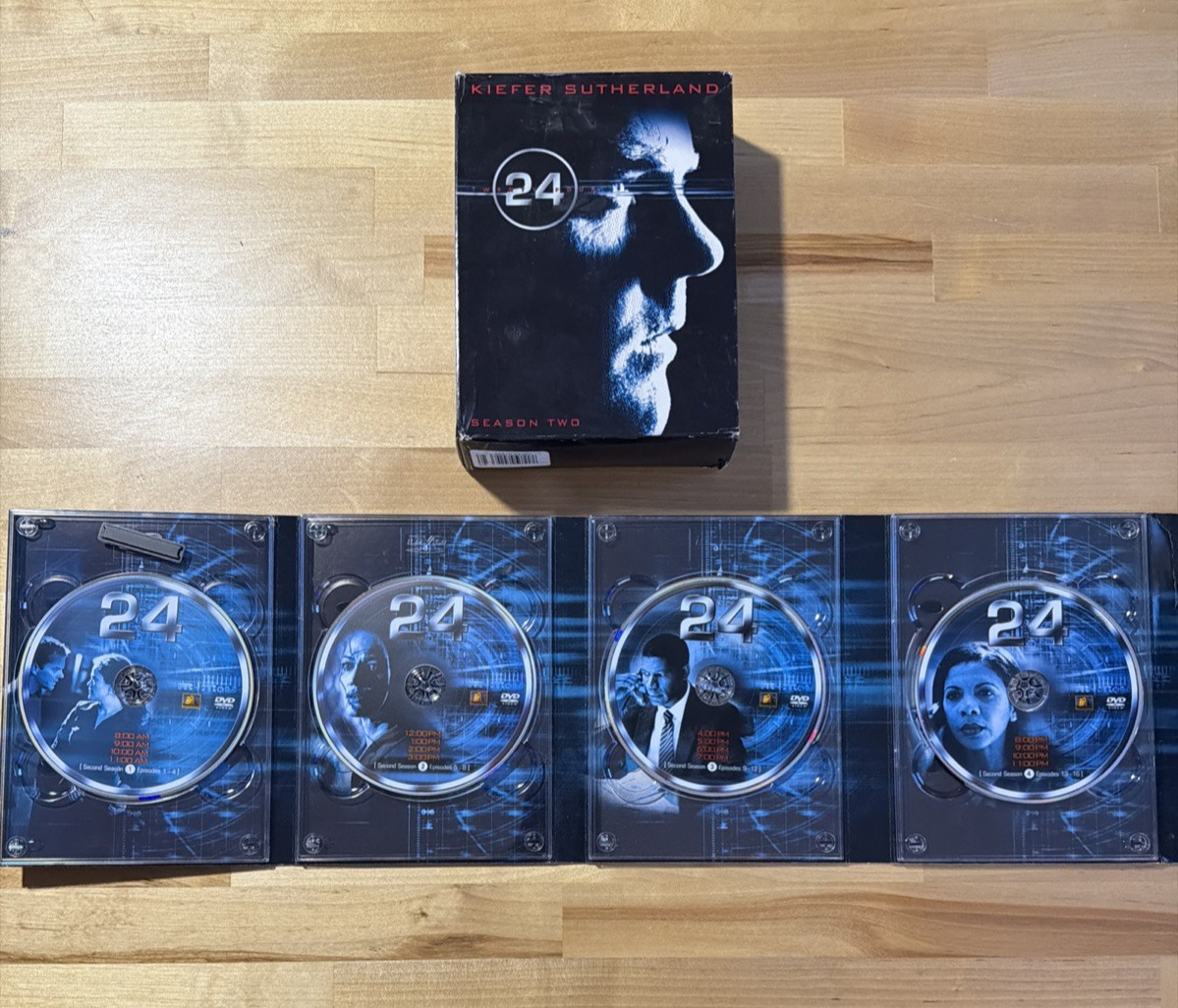 24 (2001 TV Series) DVD Jack Bauer, Kiefer Sutherland, Complete Seasons 1-7