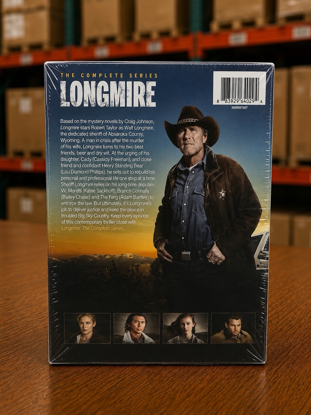 Longmire Complete Series DVD Seasons 1-6 (15-Discs, Box-Set). Brand New!