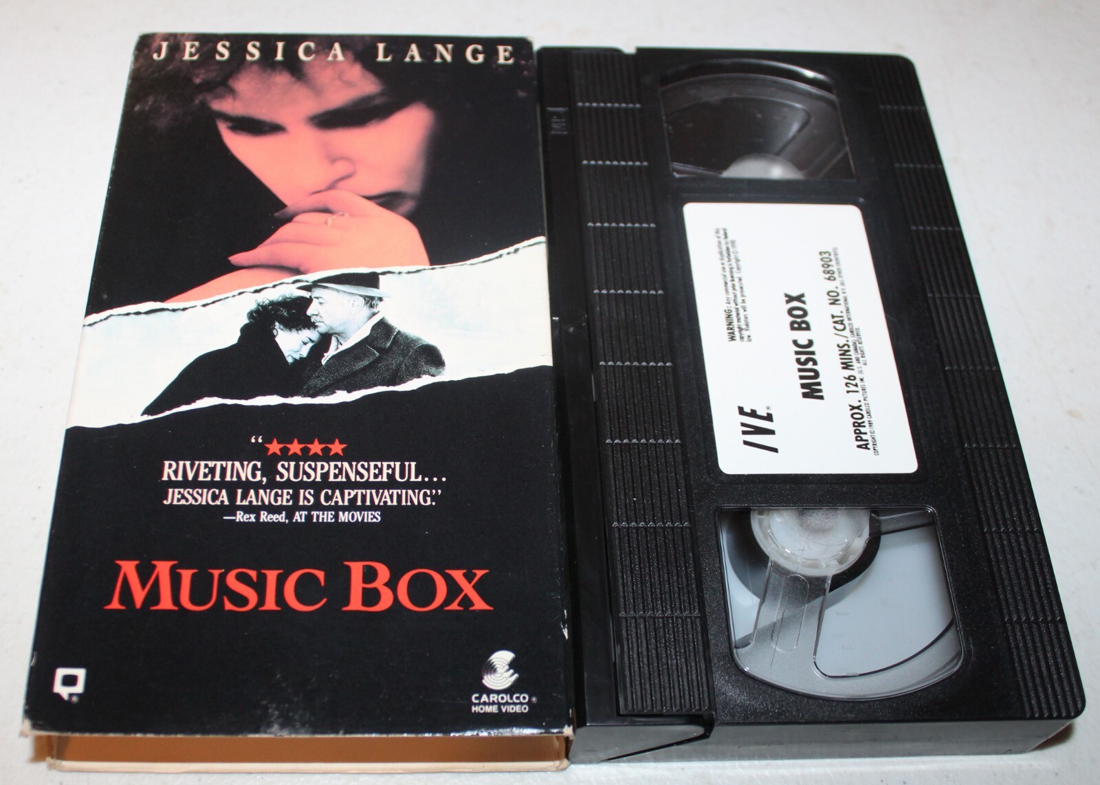 Music Box (VHS, 1989) Jessica Lange, Armin Mueller-Stahl, Courtroom, Trial Film