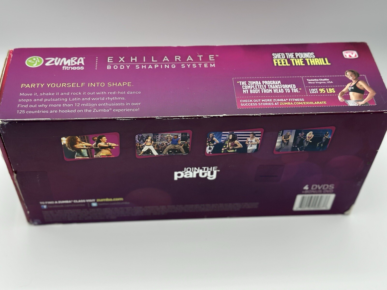 Zumba Fitness Exhilarate Body Shaping System Toning Sticks and Cd’s