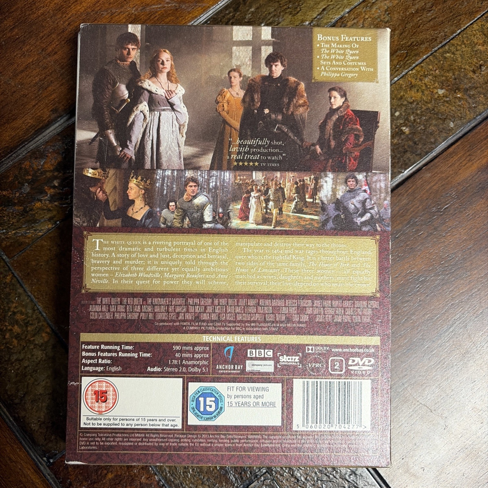 BBC – The White Queen – DVD – 4 x DVD Discs – 2013 – NEW