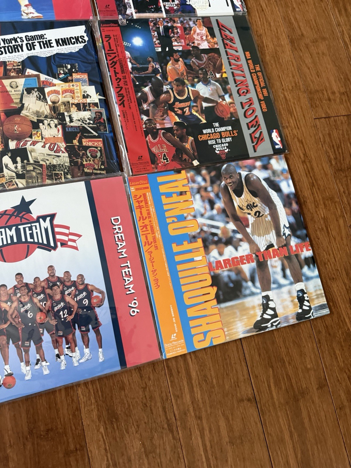 Lot Of 9 NBA Basketball Laserdiscs Japan Pressing English Audio