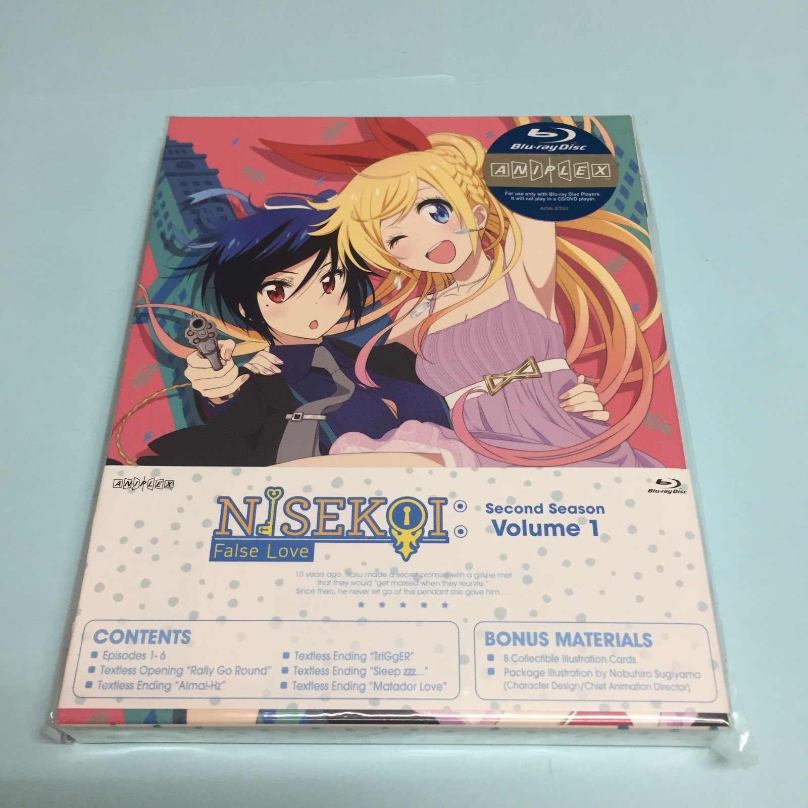 Nisekoi False Love Season 2 Volume 1 One Blu-Ray English Aniplex Set Anime
