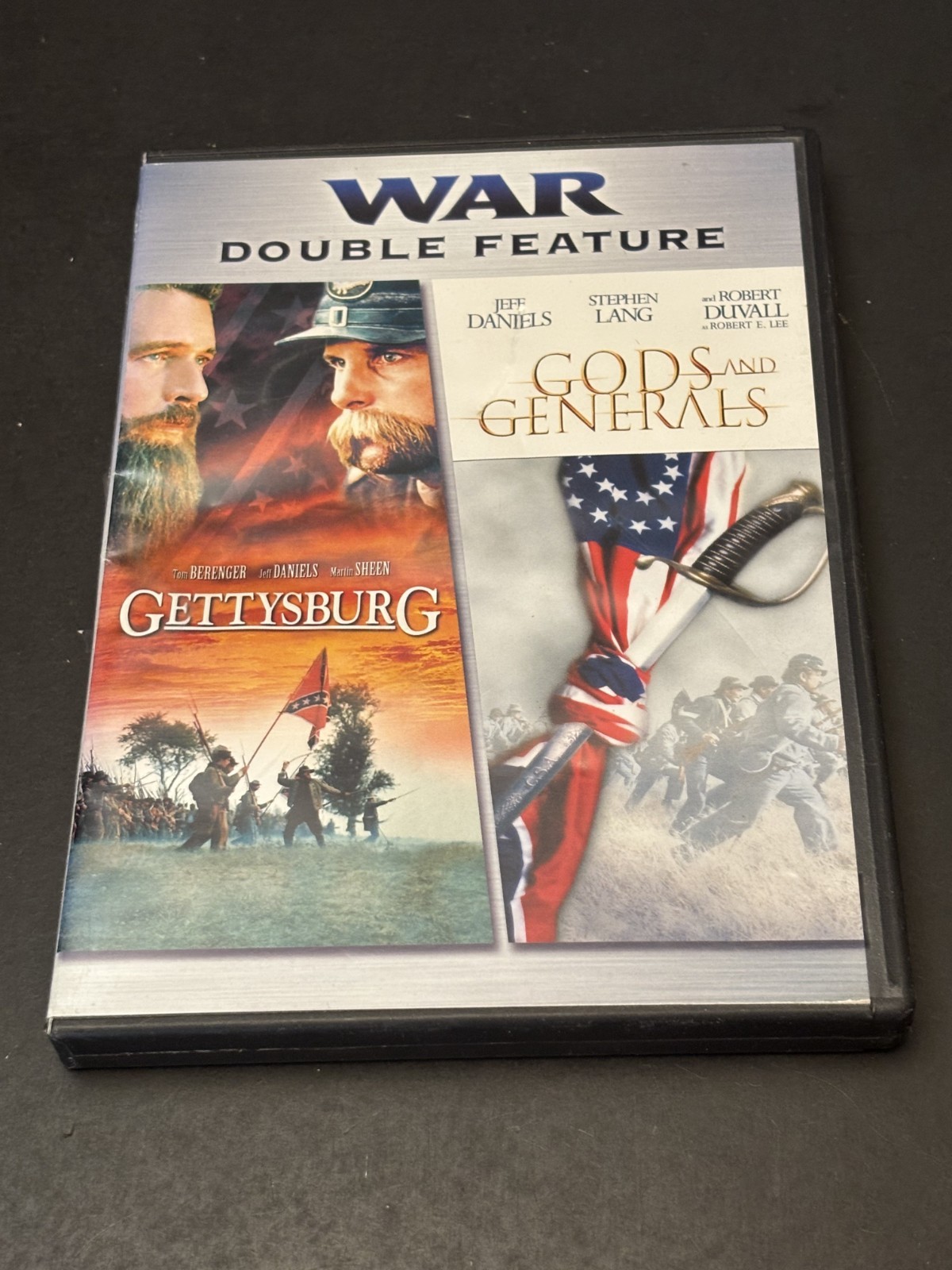 War Double Feature DVD Gettysburg & Gods and Generals Civil War Military Movie