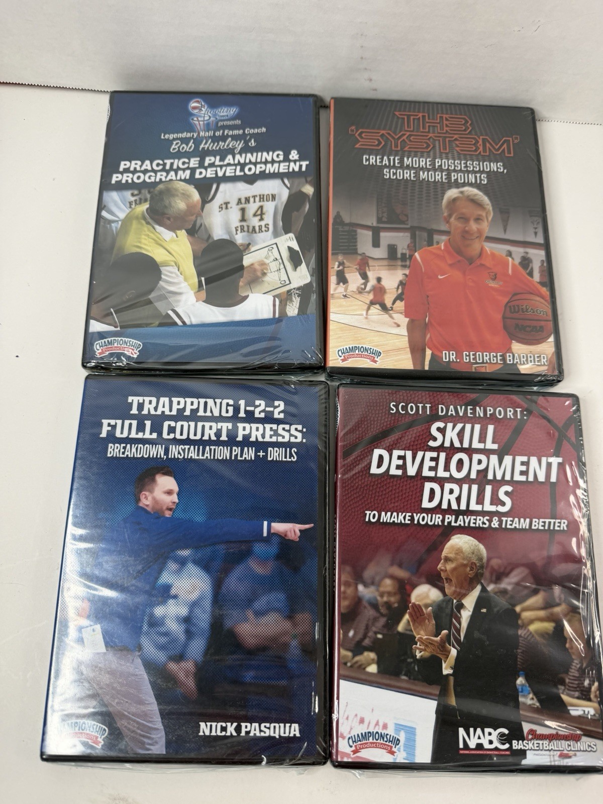 Championship Productions Basketball Instructional ( DVD’s ) Lot Of 4 – OOP Rare