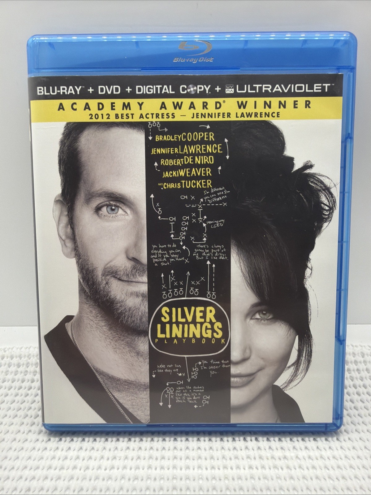 Silver Linings Playbook (Blu-ray, 2012) Bradley Cooper, Jennifer Lawrence