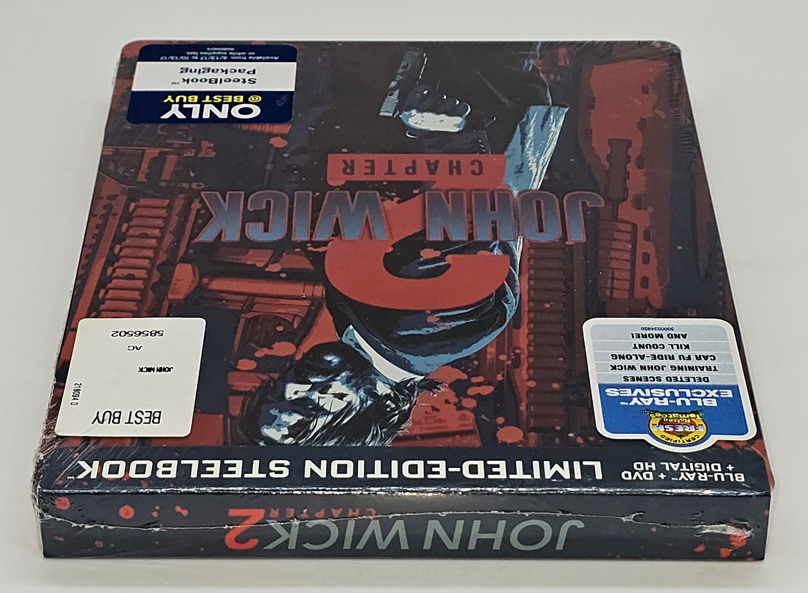 JOHN WICK: CHAPTER 2 Blu-ray STEELBOOK [BEST BUY] REGION A