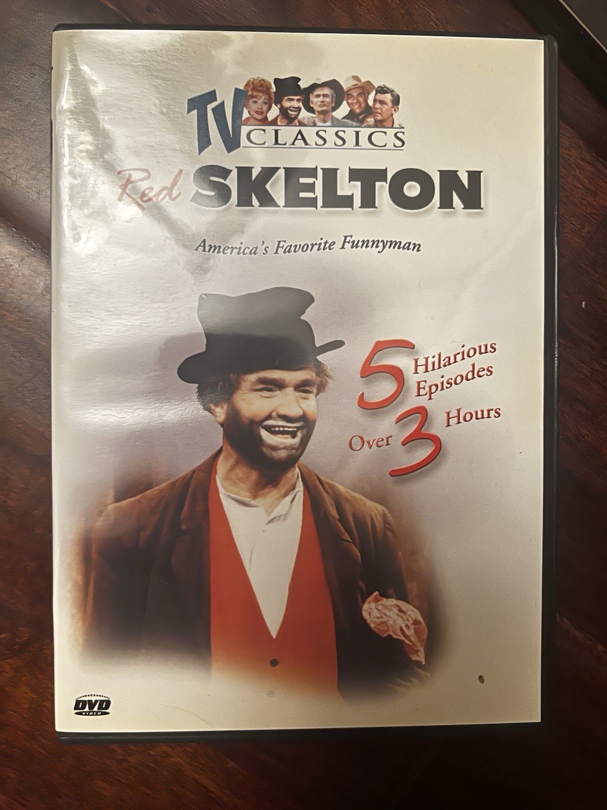 2 DVD SET-TELEVISION CLASSICS-THE RED SKELTON SHOW- 10 Episodes- Excellent cond.