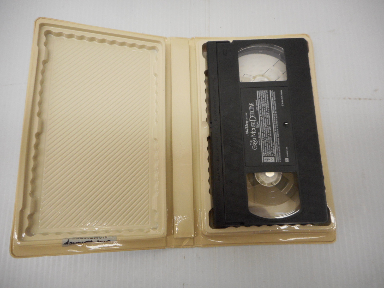 Walt Disney Black Diamond Classic The Great Mouse Detective VHS 74 Minutes