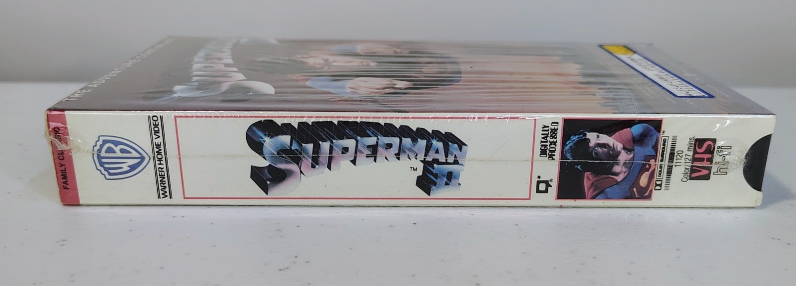 New Sealed Superman II The Movie 1987 VHS Warner Home Video Watermark