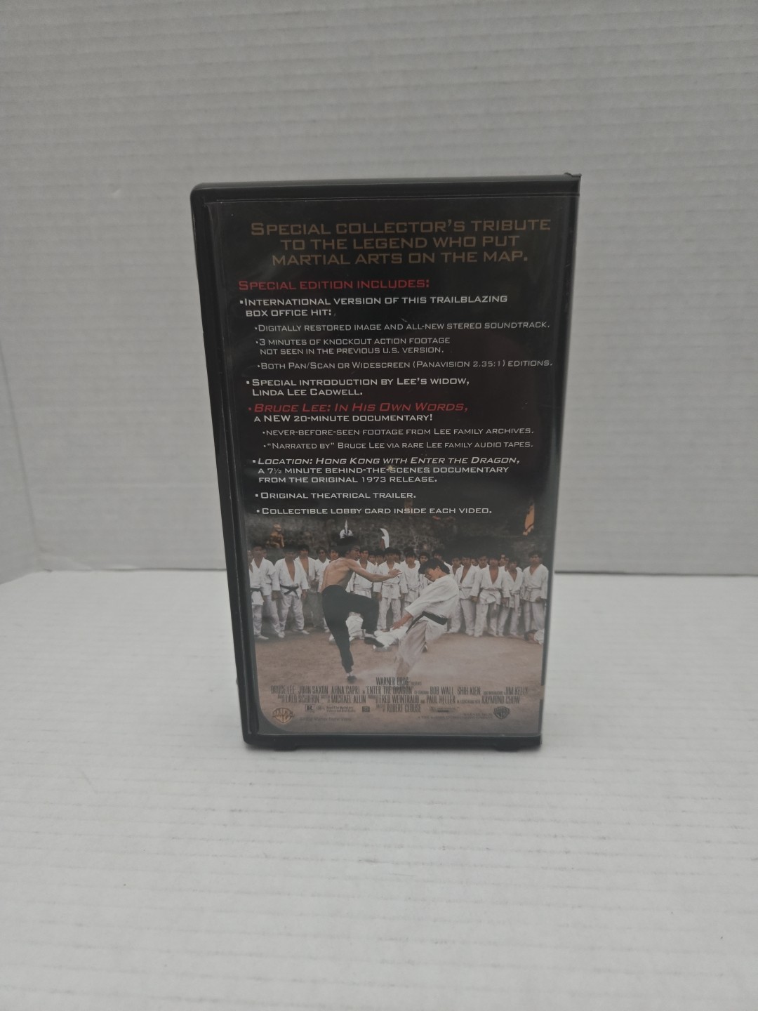 Bruce Lee Enter The Dragon 25th Anniversary Promo VHS CD Soundtrack Set – Rare