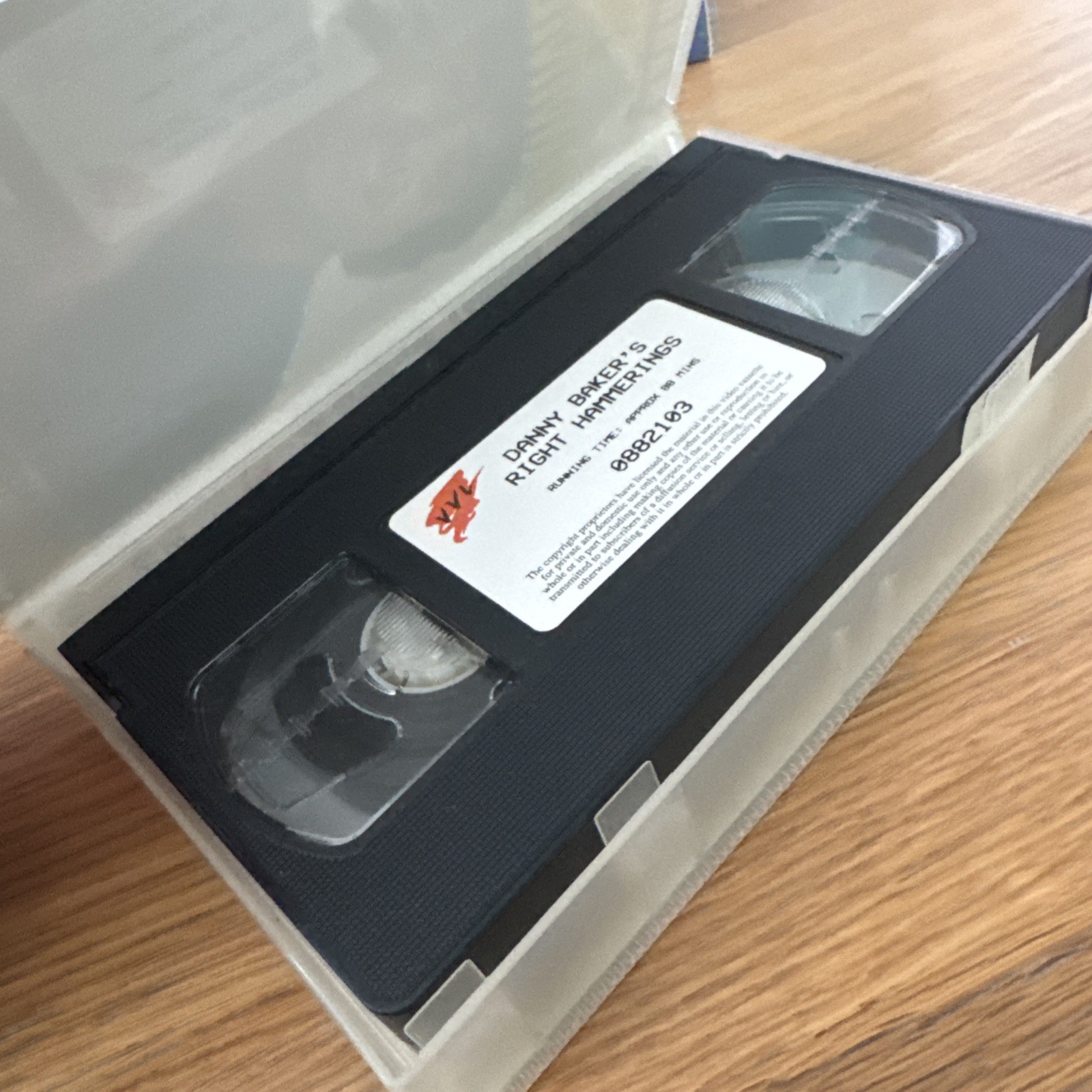 DANNY BAKER’S – RIGHT HAMMERINGS – 80 mins of the worst football nightmares VHS