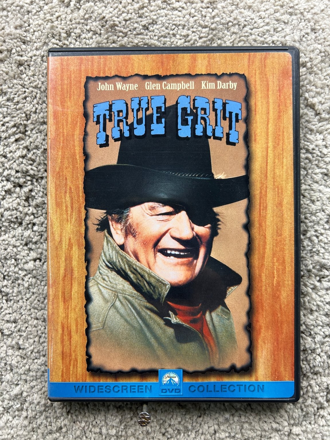 True Grit DVD 2000 John Wayne Glen Campbell Western Widescreen Collection