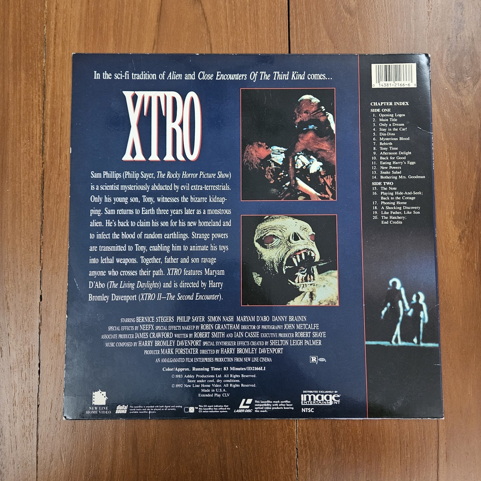Xtro Laserdisc Horror Sci-Fi HTF Alien