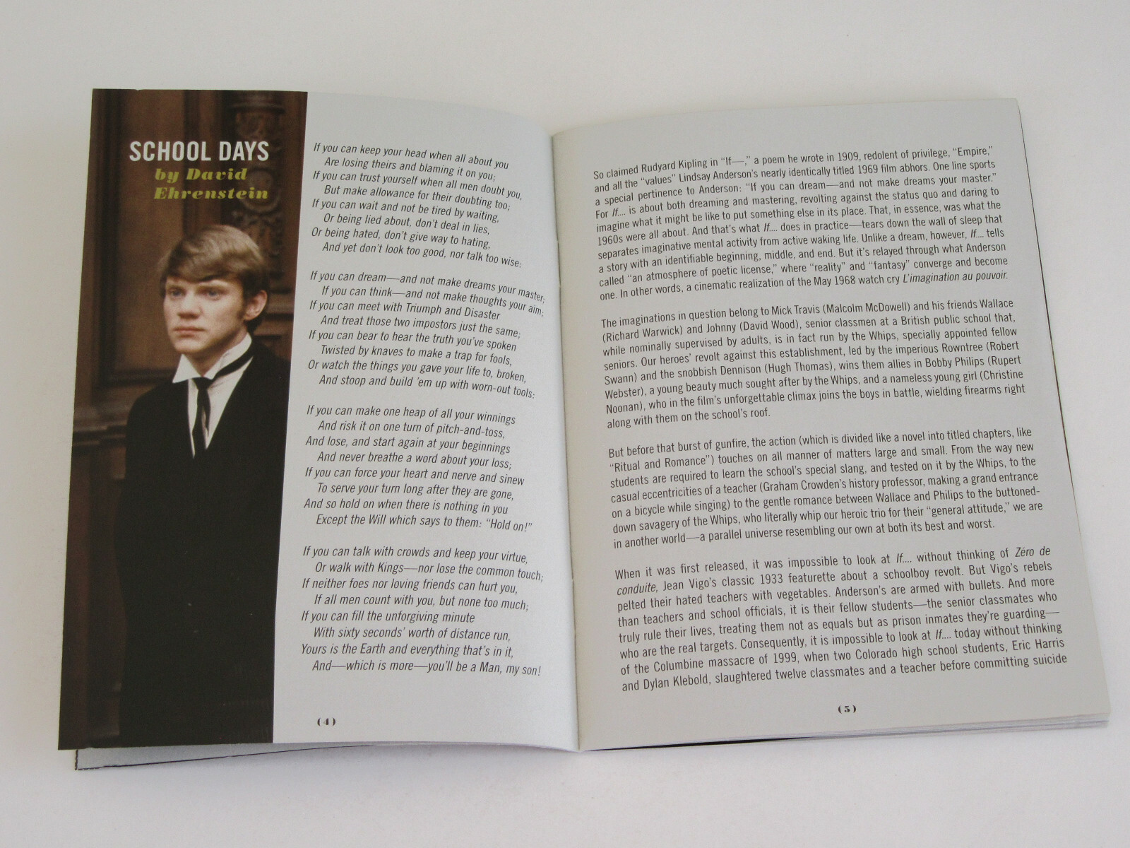 IF… (Blu-ray 2011, Criterion Collection) Lindsay Anderson PRISTINE CONDITION!!