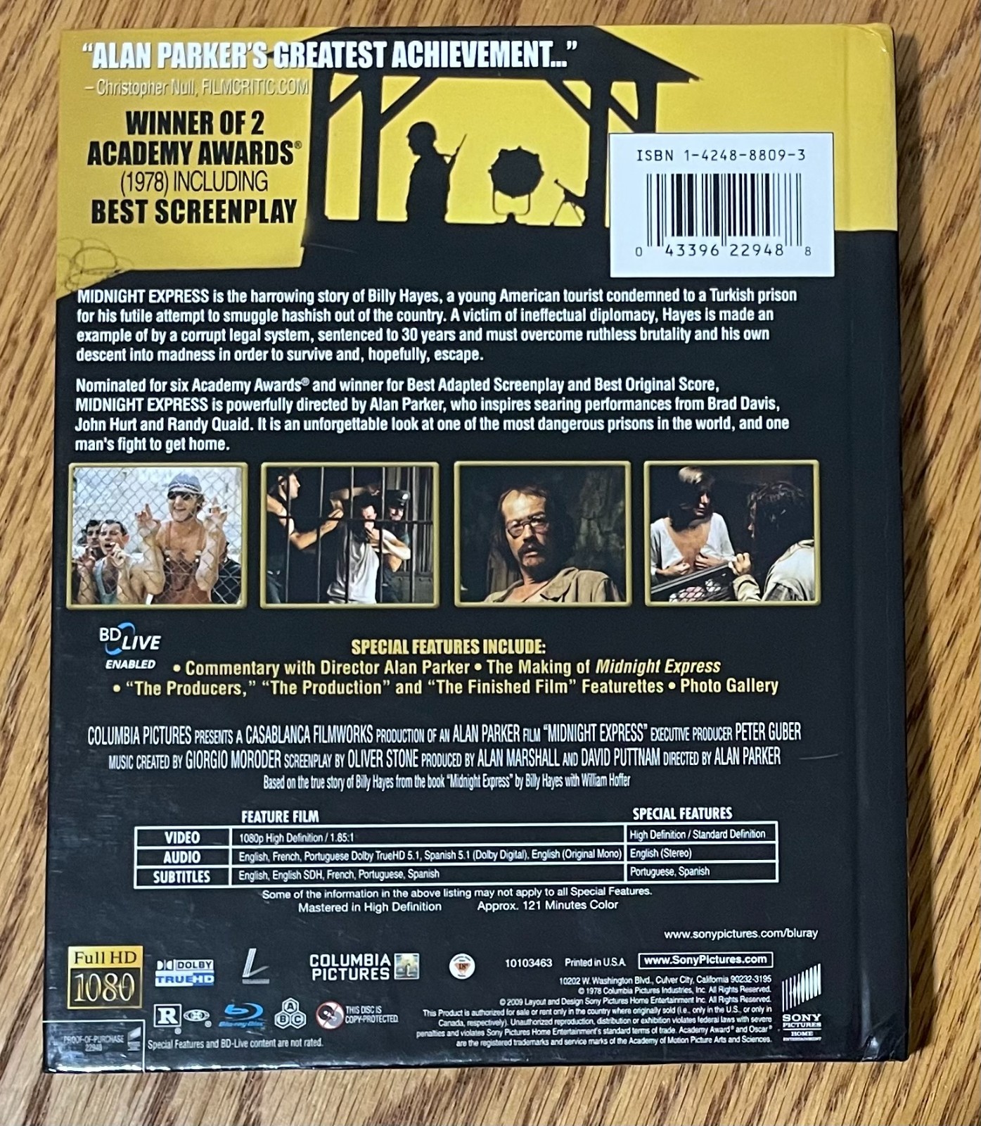 Midnight Express Blu-ray 2009 Digibook Booklet Alan Parker Brad Davis John Hurt