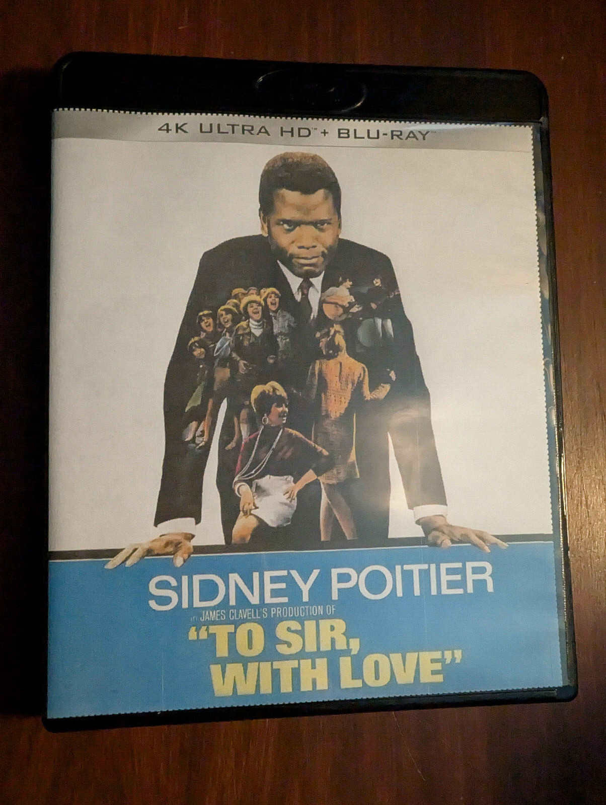 To Sir, With Love (Blu-ray, 1967) Sidney Poitier, Judy Geeson Like New!