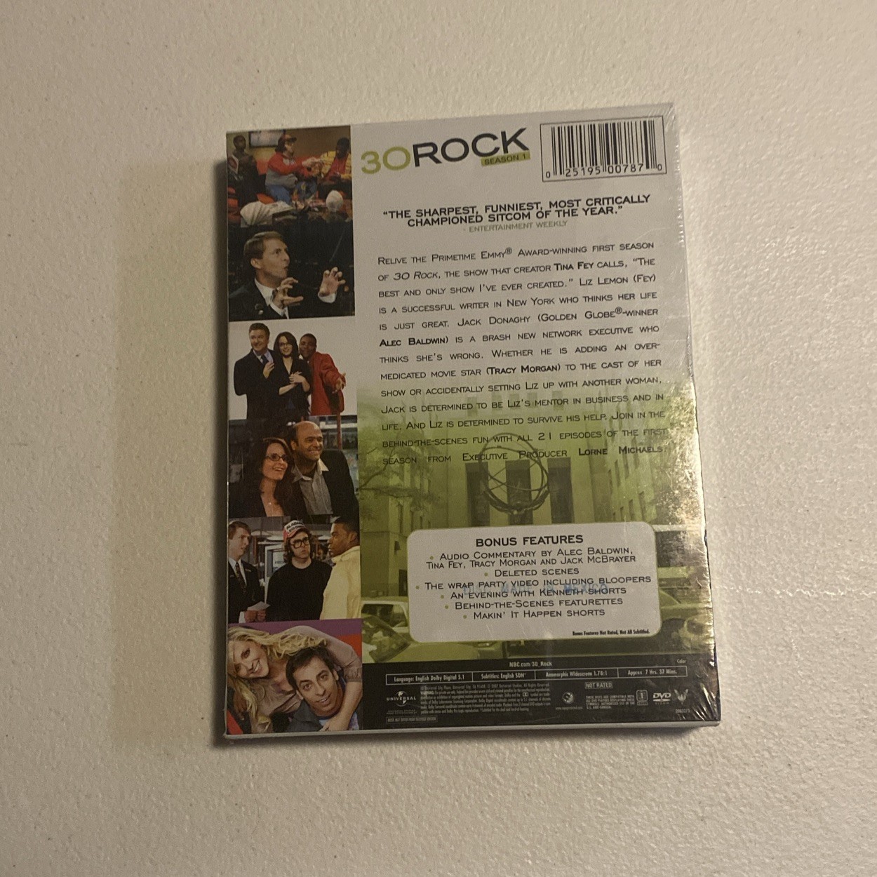 30 Rock: Season 1 (DVD, 2007, 3-Disc Set) NEW SEALED