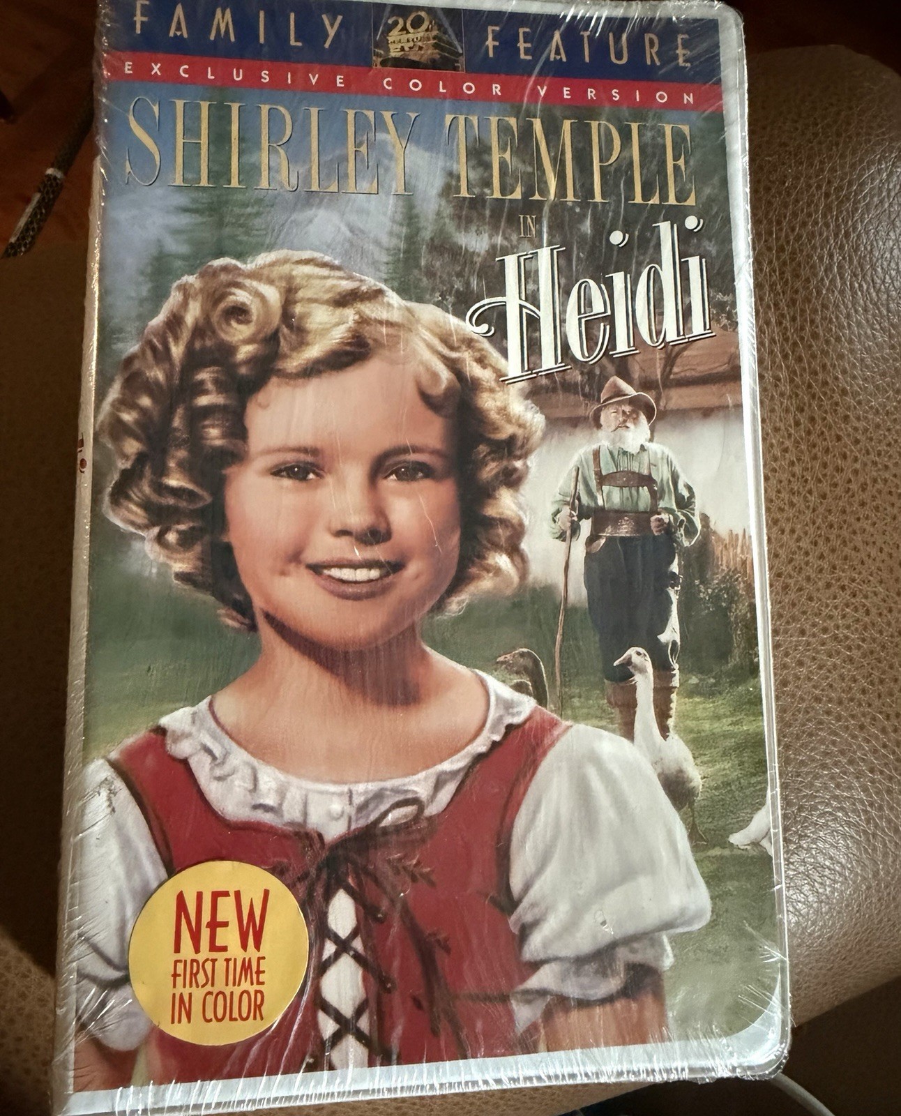 Shirley Temple Heidi Colorized VHS NTSC 20th Century Fox G Closed Captioned