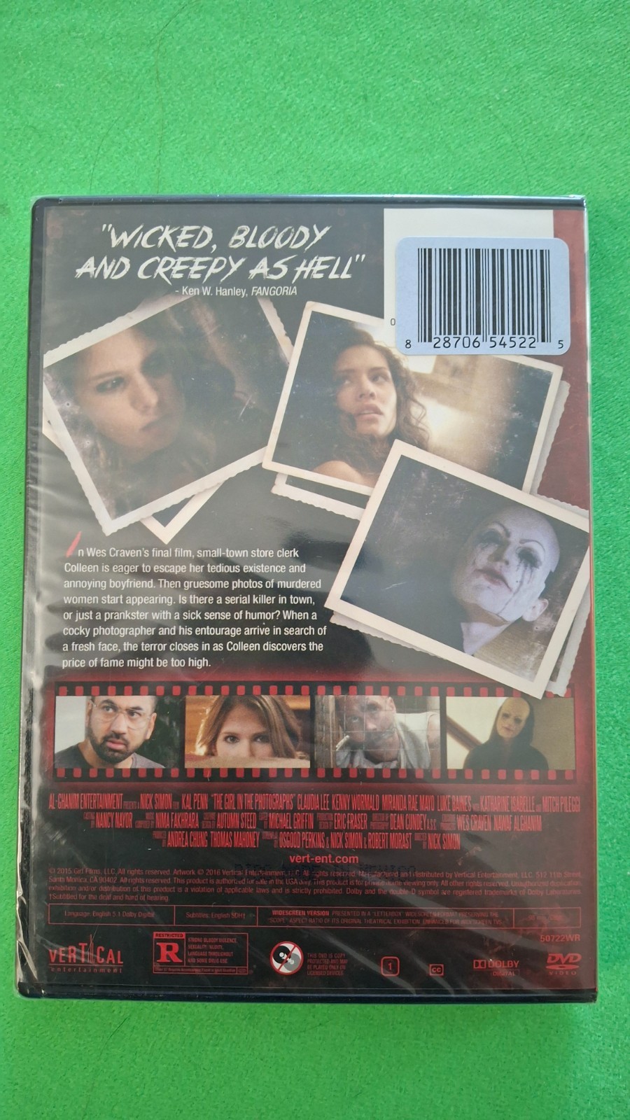 The Girl In The Photographs DVD Factory Sealed Written by Osgood Perkins