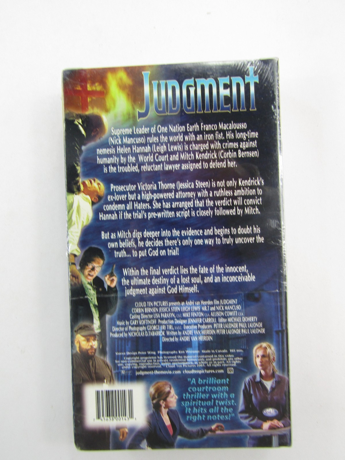 Judgment VHS Corbin Bernsen Jessica Steen Courtroom Thriller VHS New Sealed