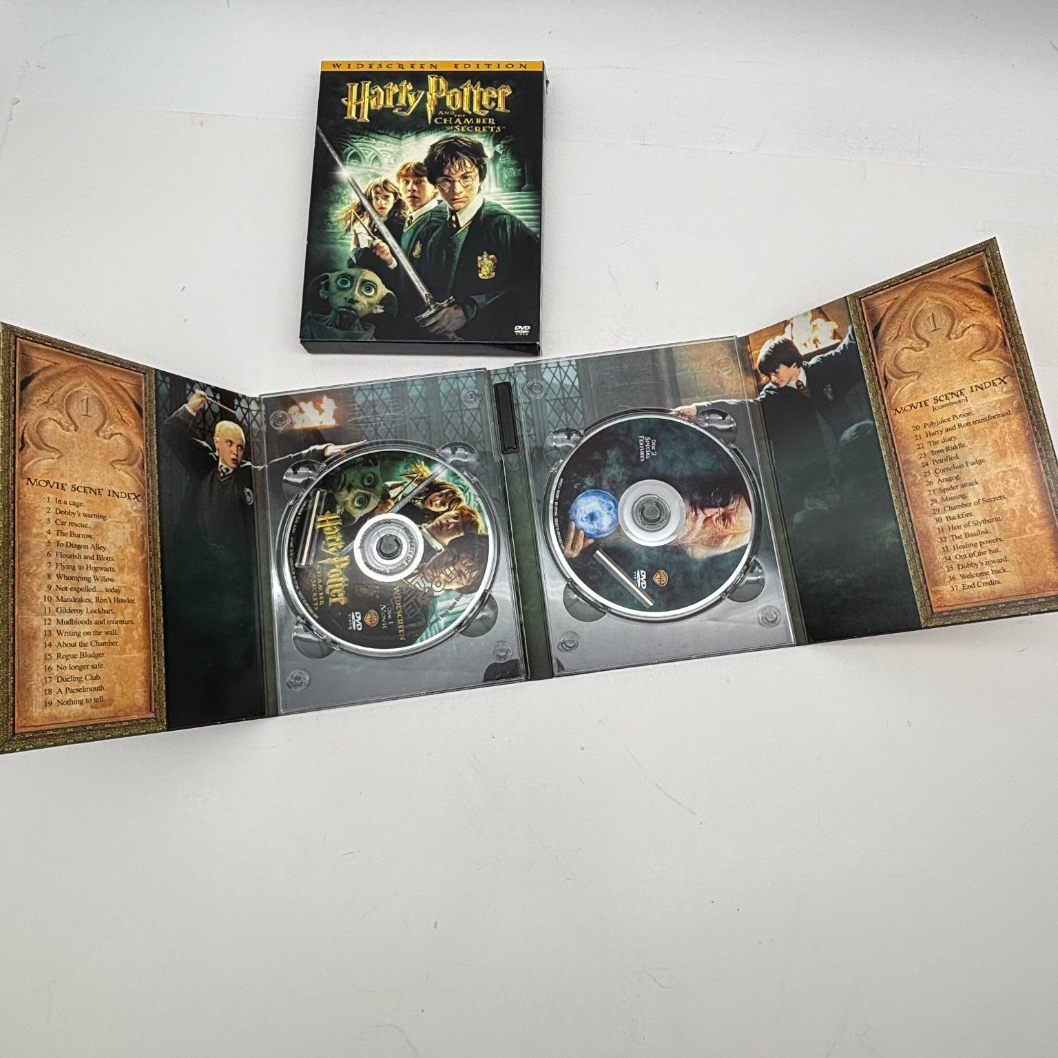 Harry Potter and the Chamber of Secrets DVD 2003 Widescreen Chris Columbus