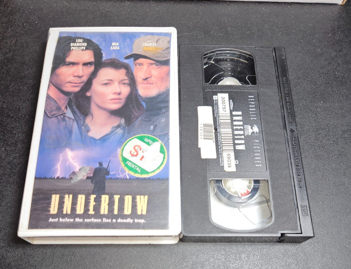 Undertow (VHS, 1996) Lou Diamond Phillips Rare Cult Redneck Action Thriller HTF